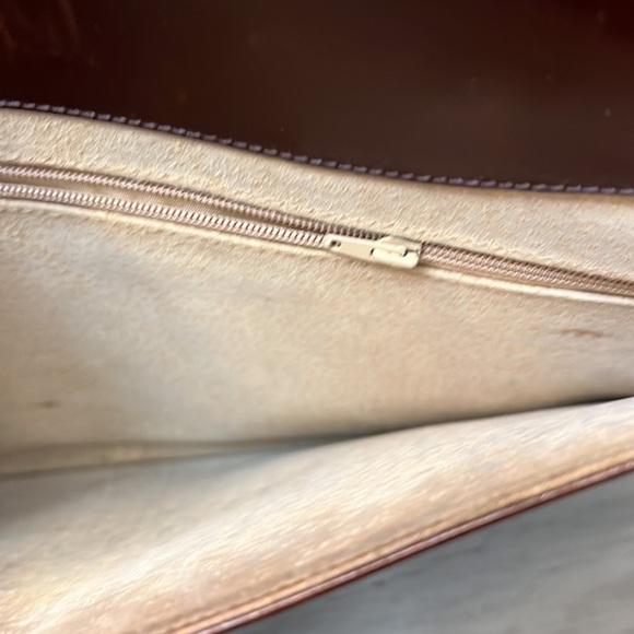 BALLY BROWN LEATHER DOCUMENT/ PORTFOLIO CASE - Picture 13 of 16